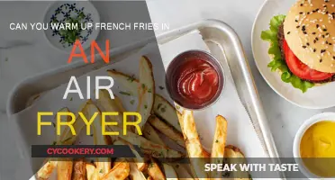 Reviving French Fries: Air Fryer Warm-Up