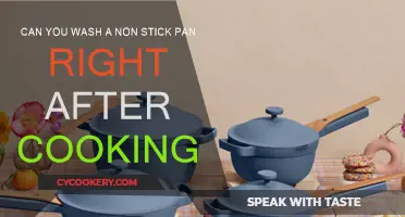 Washing Non-Stick Pans: Immediate or Not?