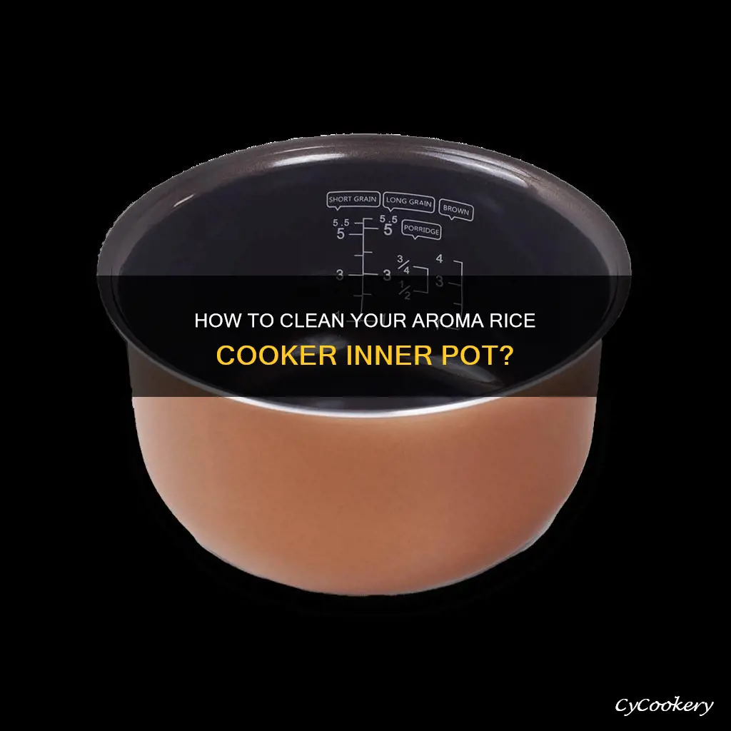 can you wash aroma rice cooker inner pot