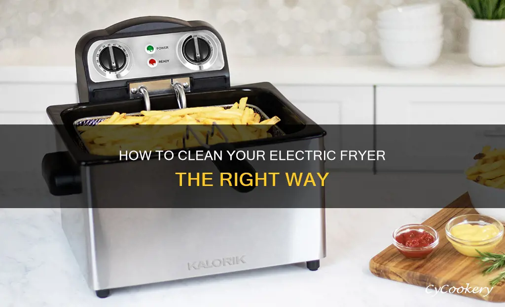 can you wash electric fryer