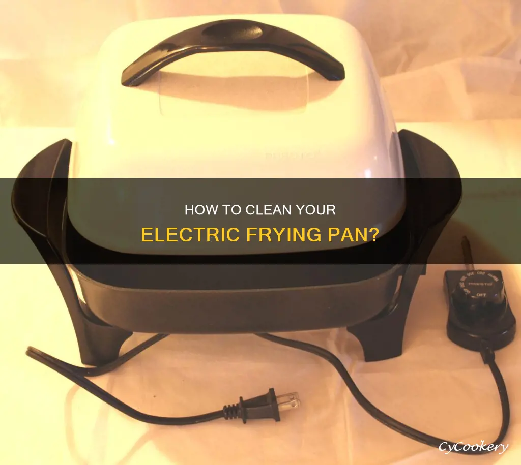 can you wash electric frying pans