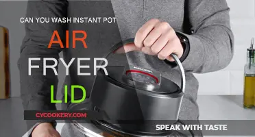 Instant Pot Air Fryer Lid: Is It Washable?