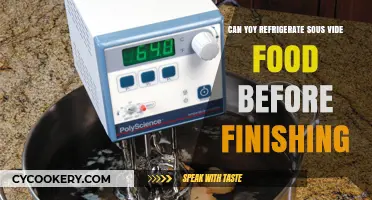 Refrigerating Sous Vide Food Before Finishing: Safe or Risky?