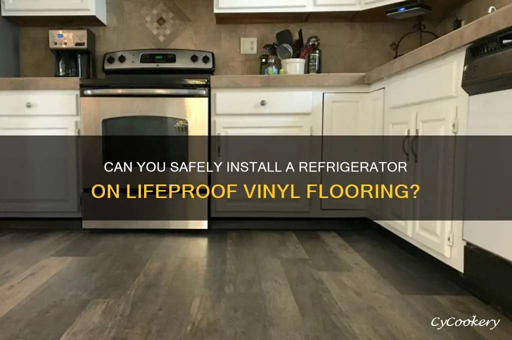 can ypu put a refrigerator on lifeprooif vinyl