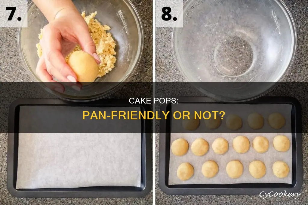 can ypu put cake pops in a pan