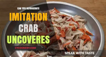 Refrigerating Imitation Crab Uncovered: Safe Practices and Storage Tips
