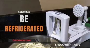 Refrigerating Zoodles: Tips for Storing and Preserving Your Zucchini Noodles