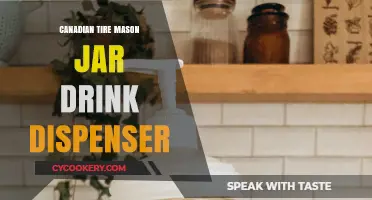 Canadian Tire Mason Jar Drink Dispenser: Perfect for Summer Parties