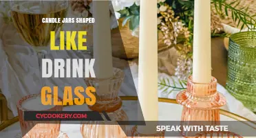 Chic Candle Jars Mimicking Drink Glasses for Stylish Home Decor