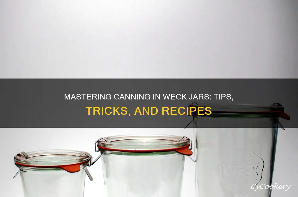 canning in weck jars