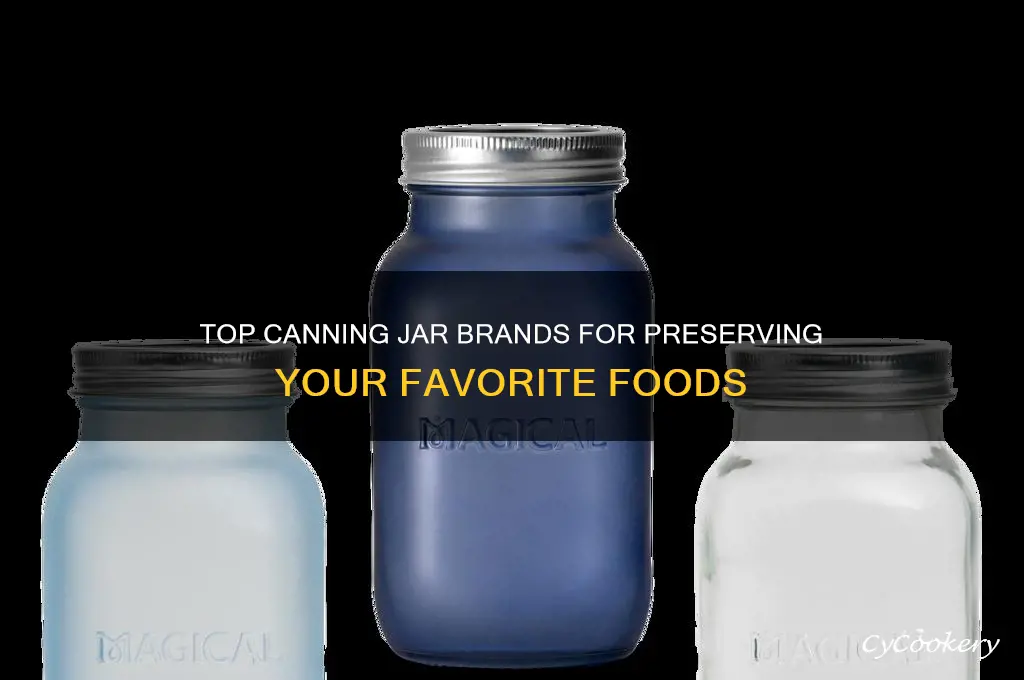 canning jar brands