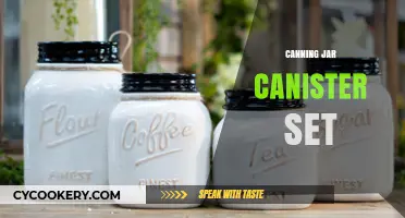 Organize Your Pantry with a Stylish Canning Jar Canister Set