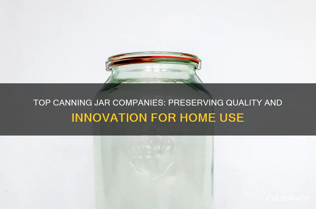 canning jar companies