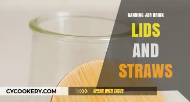 Eco-Friendly Canning Jar Lids and Straws for Sustainable Sipping