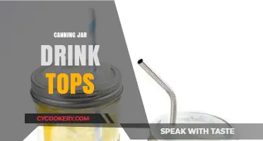 Creative Canning Jar Drink Tops: Fun, Eco-Friendly Beverage Solutions