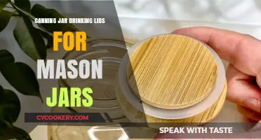 Eco-Friendly Canning Jar Drinking Lids: Perfect Mason Jar Accessory