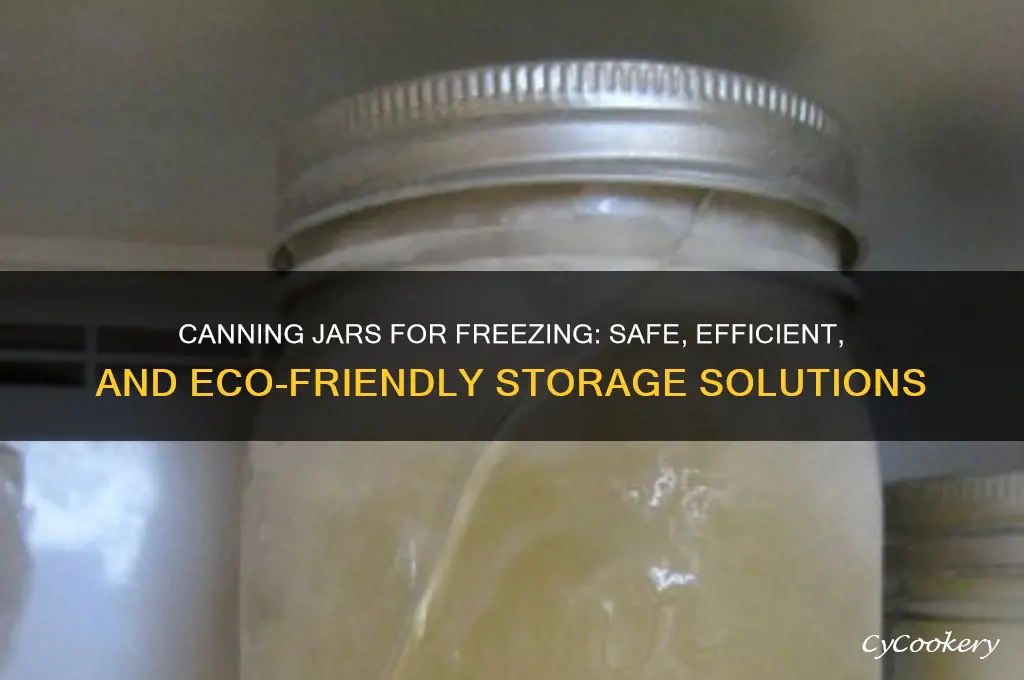 canning jars for freezing