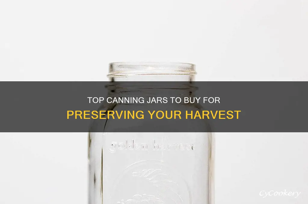 canning jars to buy