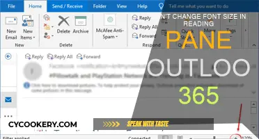 How to Adjust Font Size in Outlook Reading Pane