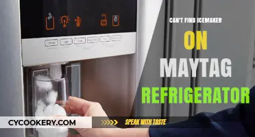 Where's the Icemaker? Troubleshooting Your Maytag Refrigerator's Hidden Feature