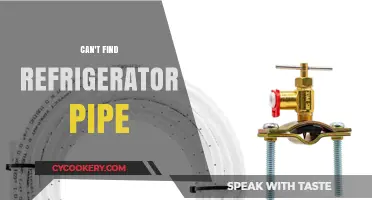 Where's the Refrigerator Pipe? Troubleshooting Tips for Missing Components