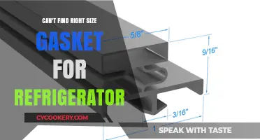 Finding the Perfect Refrigerator Gasket: Size Challenges and Solutions