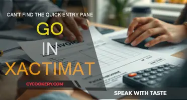 Where is Xactimate's Quick Entry Pane?