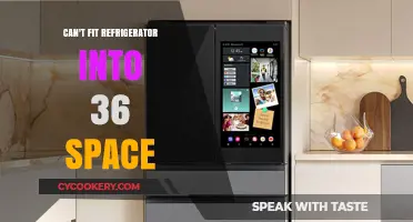 Refrigerator Won't Fit? Solutions for a 36-Inch Space Dilemma