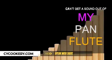 Troubleshooting a Pan Flute: No Sound