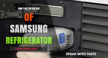 How to Remove a Stuck Filter from Your Samsung Refrigerator