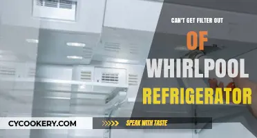 How to Remove a Stuck Filter from Your Whirlpool Fridge