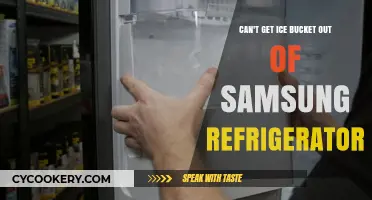 How to Remove a Stuck Ice Bucket from Your Samsung Fridge
