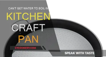 Kitchen Craft Pan: Water Won't Boil