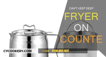 Deep Fryer Storage: Counter Hazards and Solutions