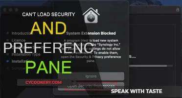 Fixing Security & Preferences Pane Loading Issues