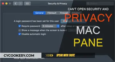 Fixing Mac Security & Privacy Pane Issues