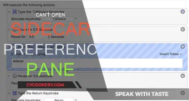 Sidecar Preferences Pane — Troubleshooting Guide