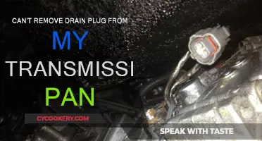 How to Remove a Stuck Drain Plug from Transmission Pan?