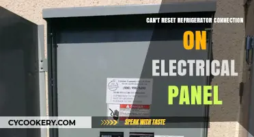 Troubleshooting Refrigerator Electrical Panel Connection Reset Issues: A Comprehensive Guide