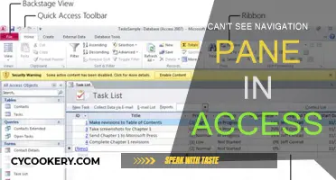 Access Navigation Pane: Missing in Action