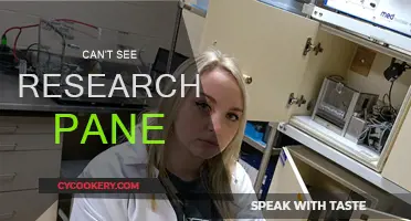 Research Pane Not Showing? Try This
