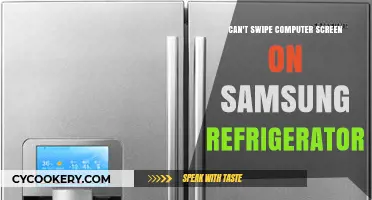 Why You Can't Swipe Your Samsung Fridge's Computer Screen: Explained