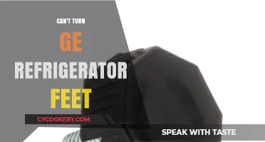 Troubleshooting GE Refrigerator Feet: Why They Won't Turn and How to Fix