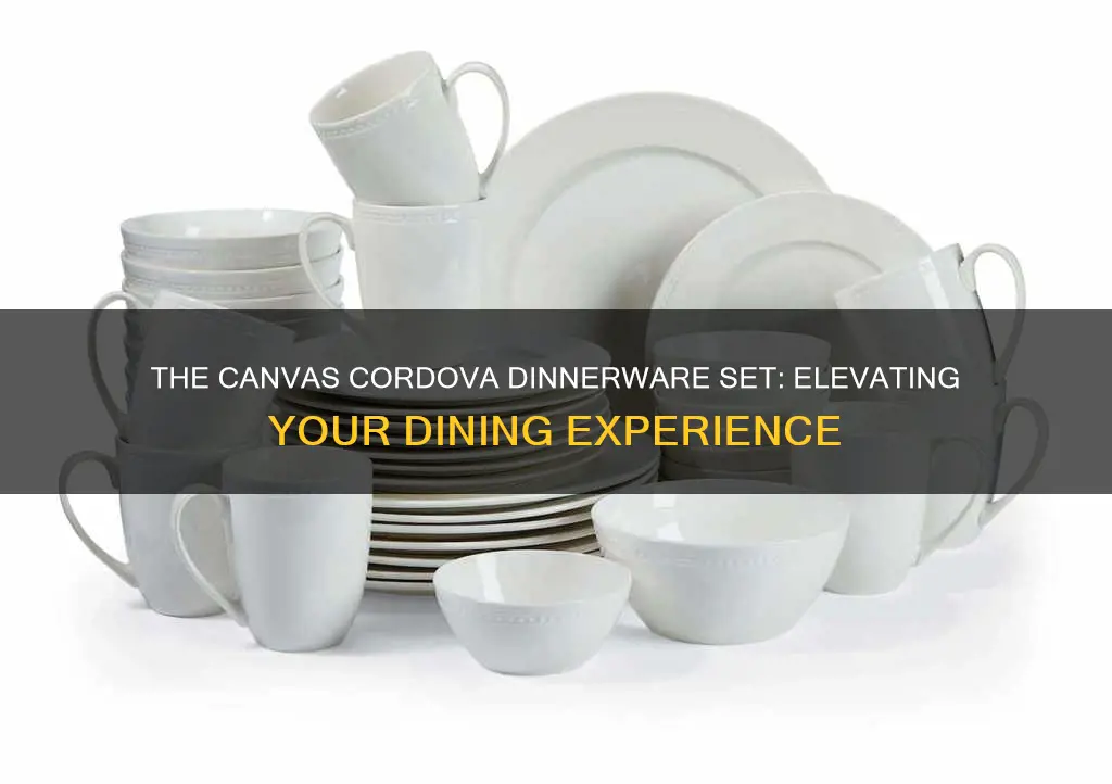 canvas cordova dinnerware set