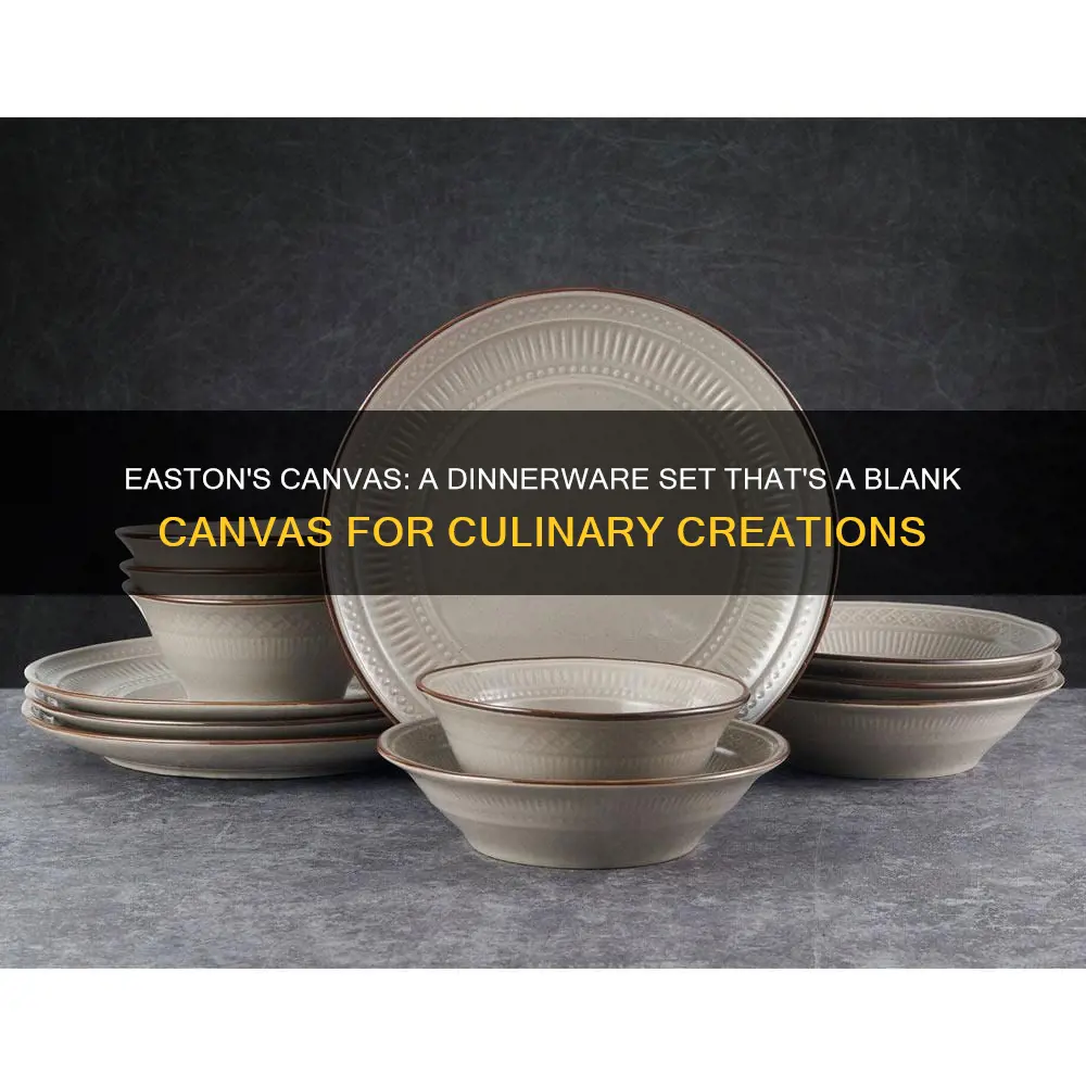 canvas easton dinnerware set