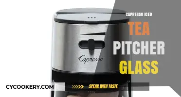 Capresso Iced Tea Pitcher Glass: Brew, Serve, and Enjoy in Style