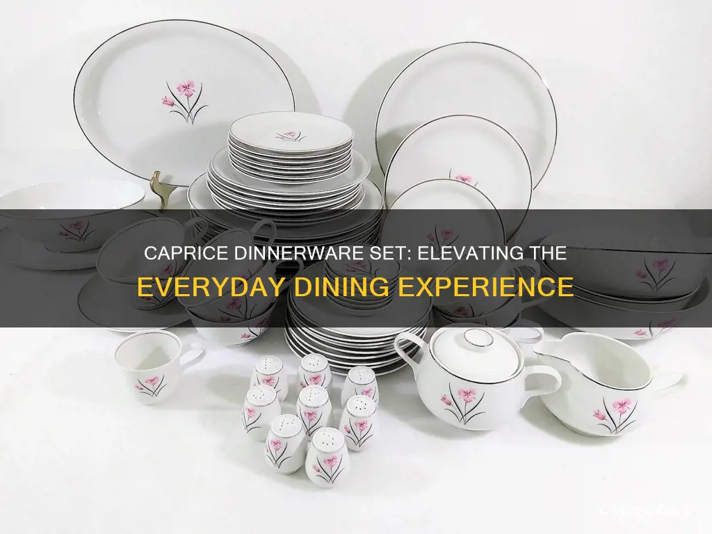 caprice dinnerware set