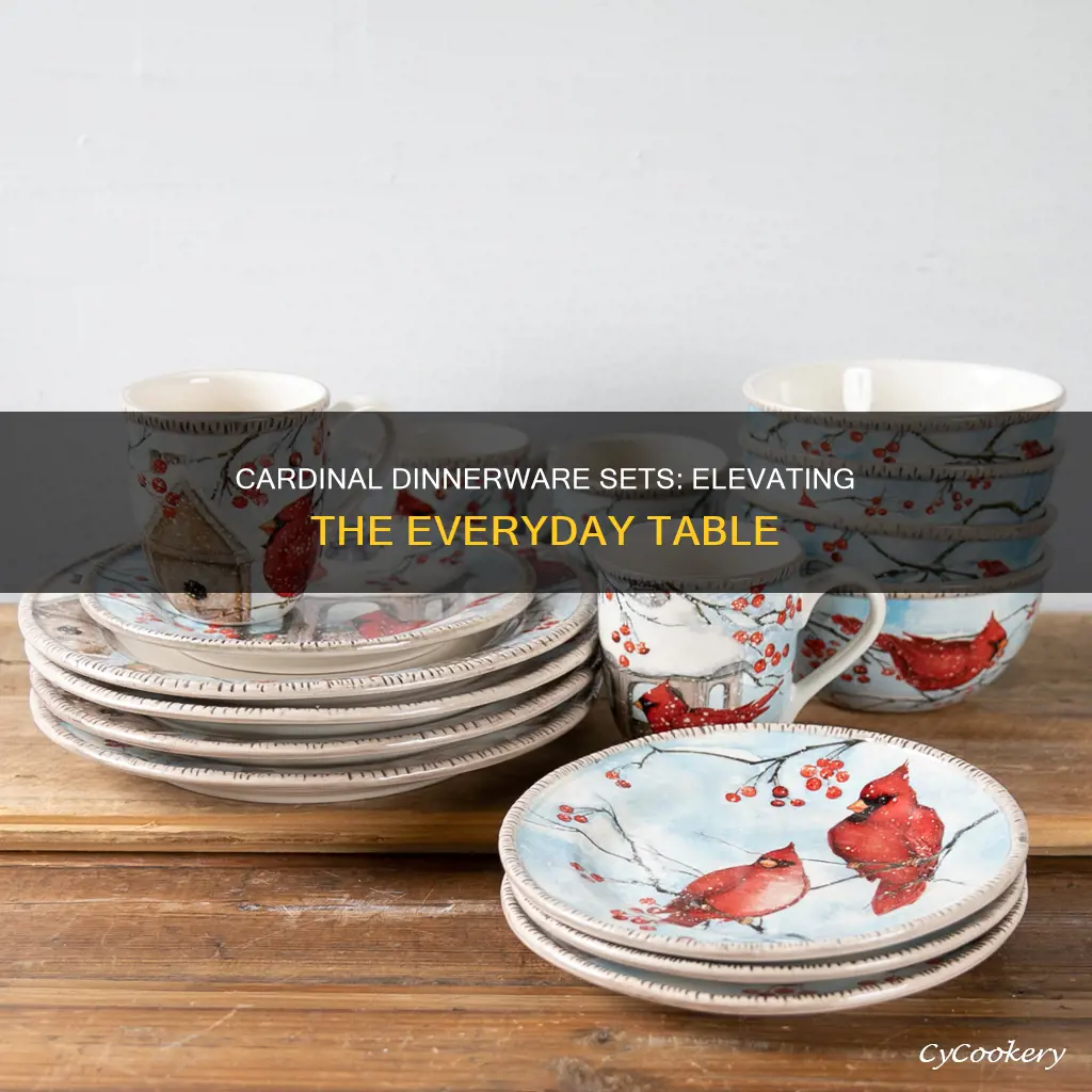 cardinal dinnerware sets