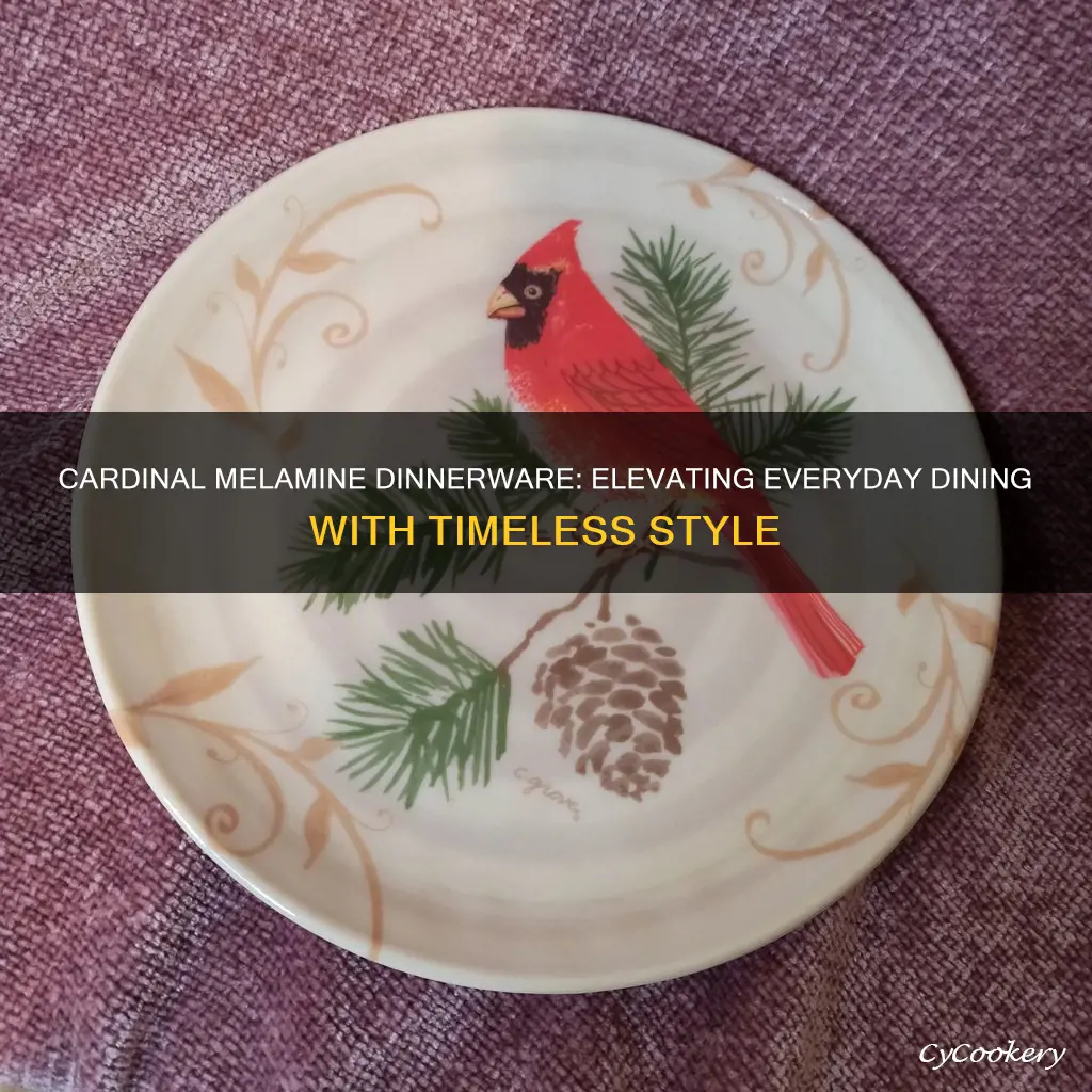 cardinal melamine dinnerware set