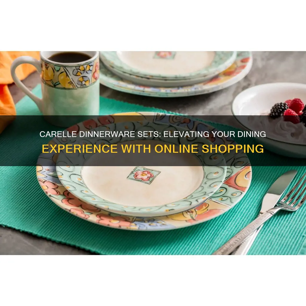 carelle dinnerware sets on line